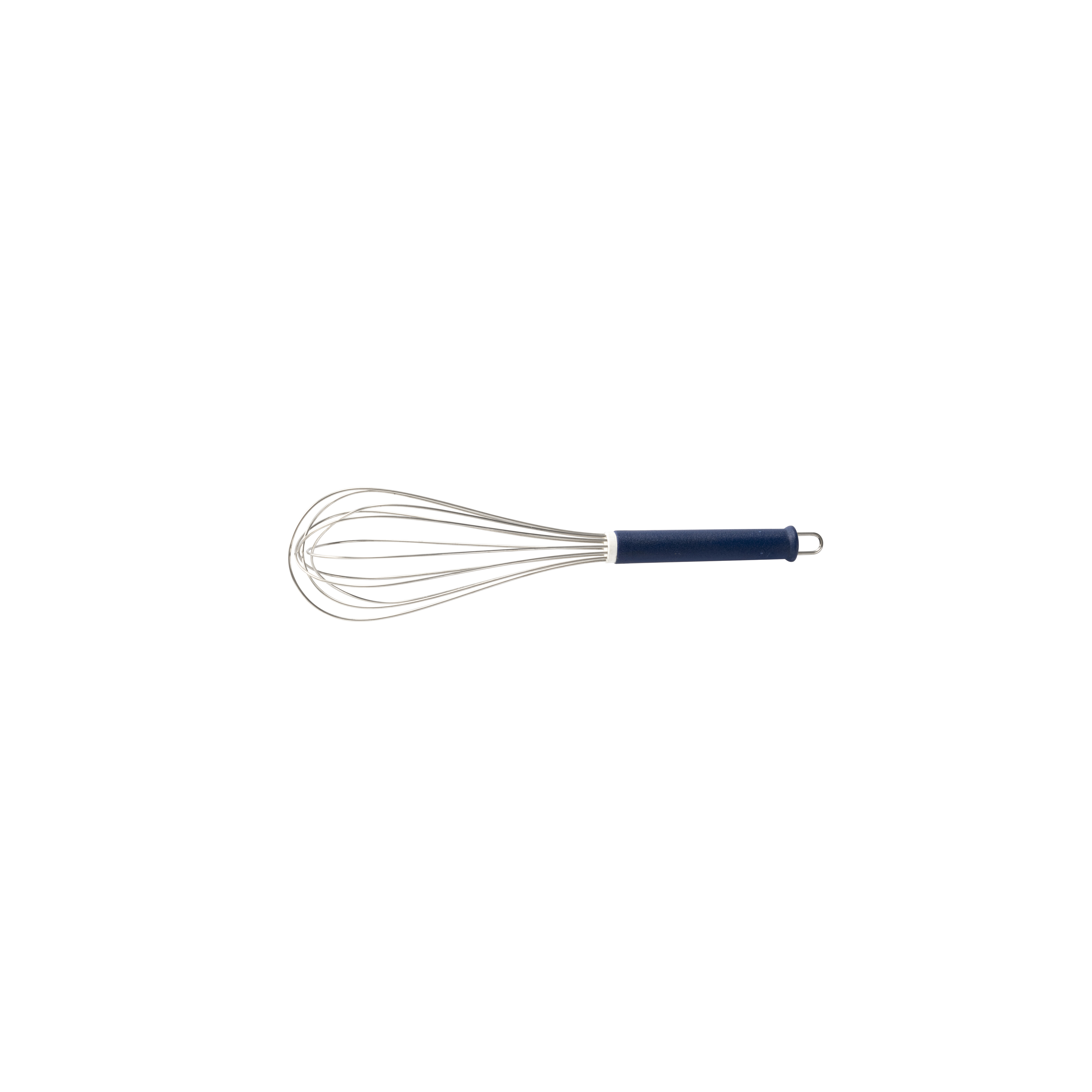Blue stainless steel whisk - 16 wires