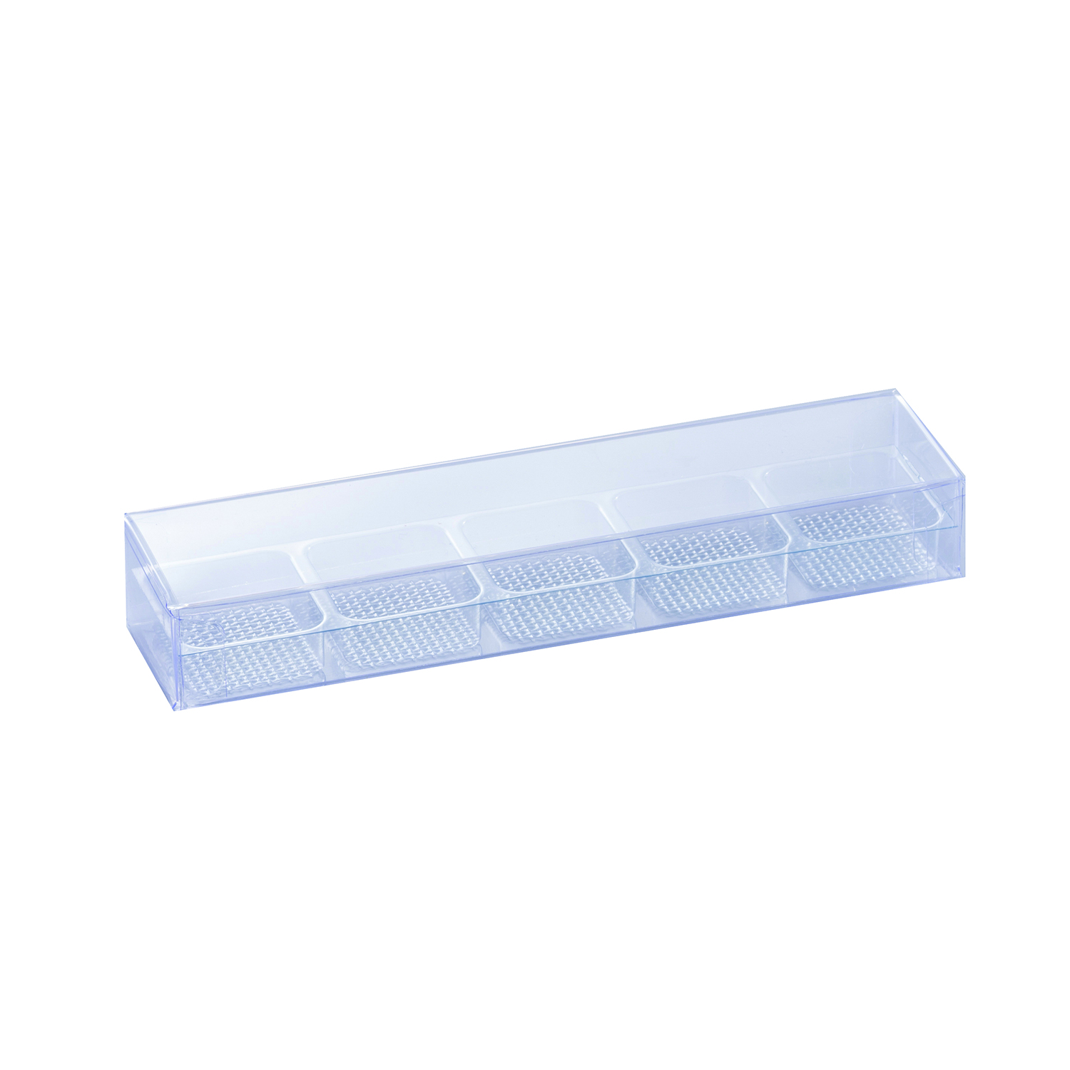 Boîte avec bordure transparente